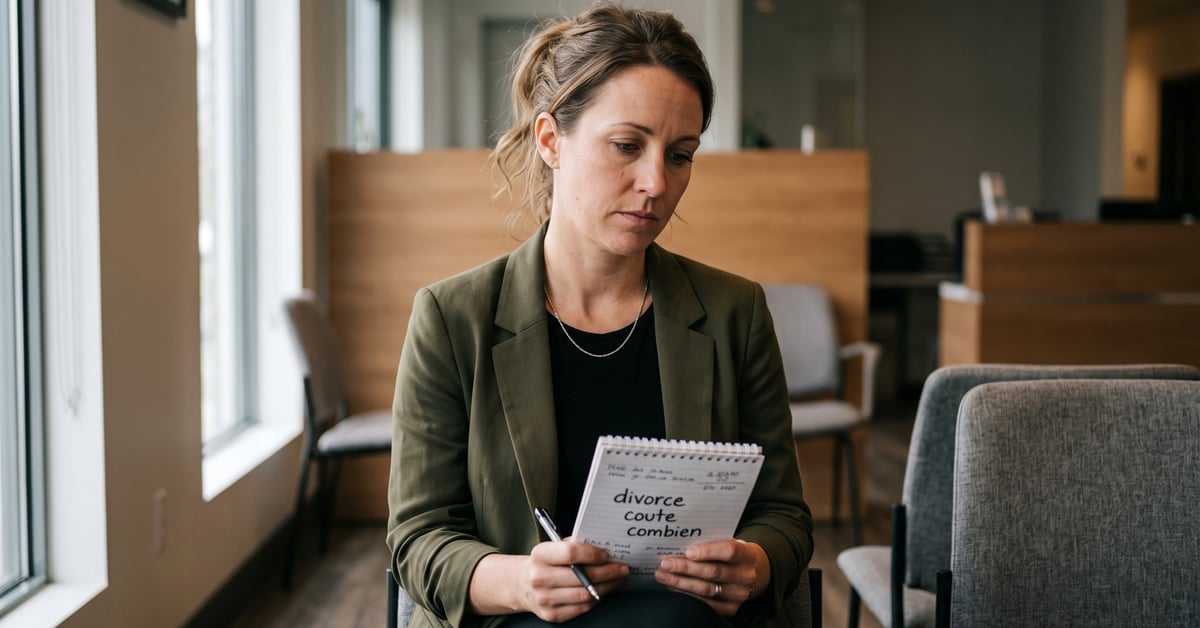 Combien coûte un divorce en France ?